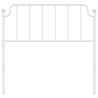 vidaXL Metal Replace Headboard White 100 cm