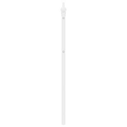 vidaXL Metal Replace Headboard White 135 cm