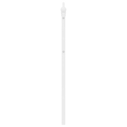 vidaXL Metal Replace Headboard White 150 cm