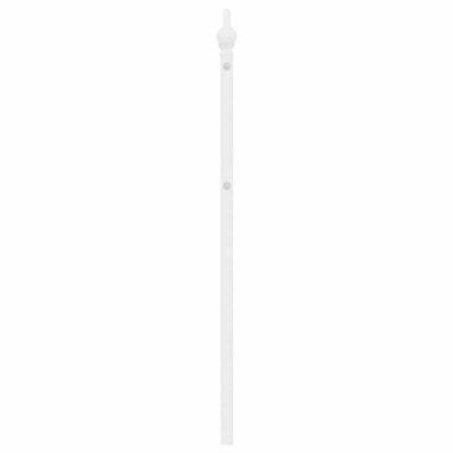 vidaXL Metal Replace Headboard White 180 cm