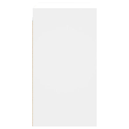 vidaXL Wall Cabinet with Glass Doors White 68x37x68.5 cm