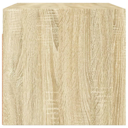 vidaXL Wall Cabinets with Glass Doors 2 pcs Sonoma Oak 68.5x37x35 cm