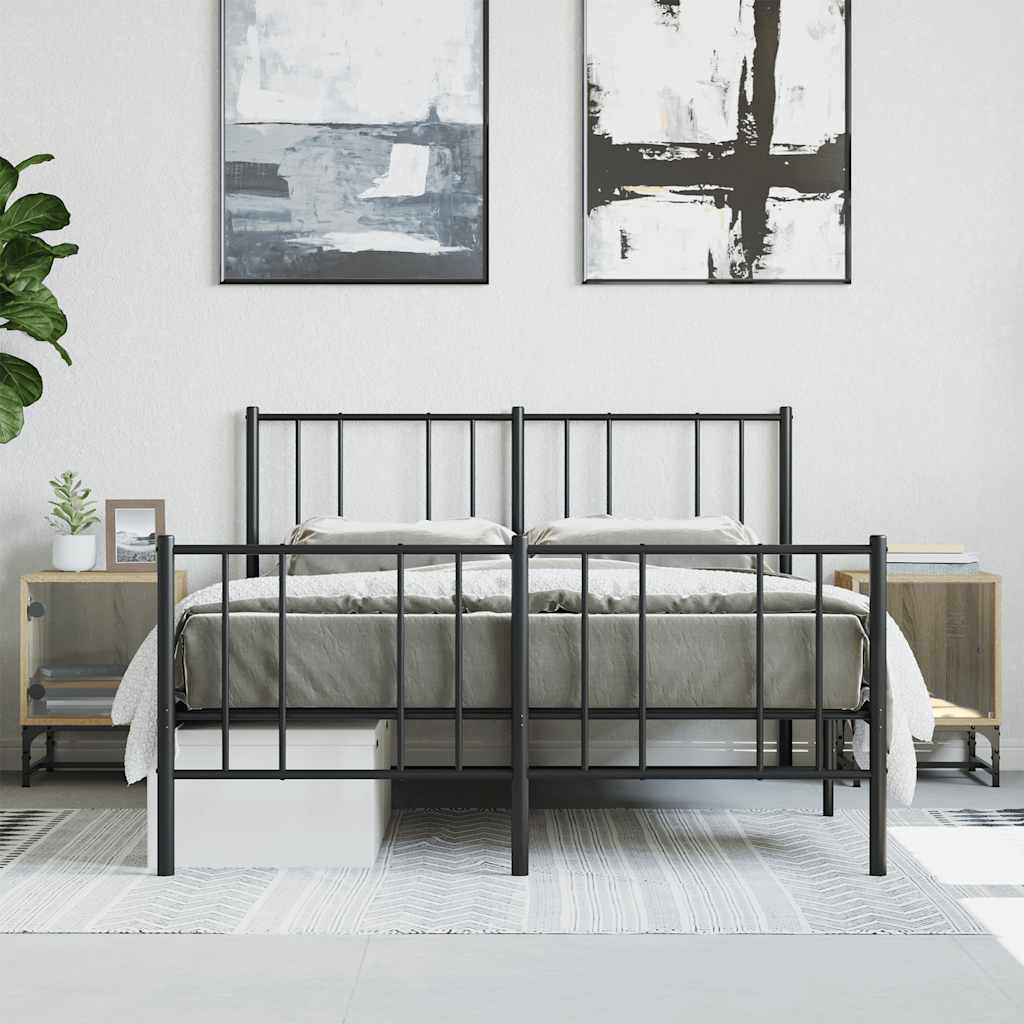 vidaXL Bedside Cabinets with Glass Doors 2 pcs Sonoma Oak 35x37x50 cm