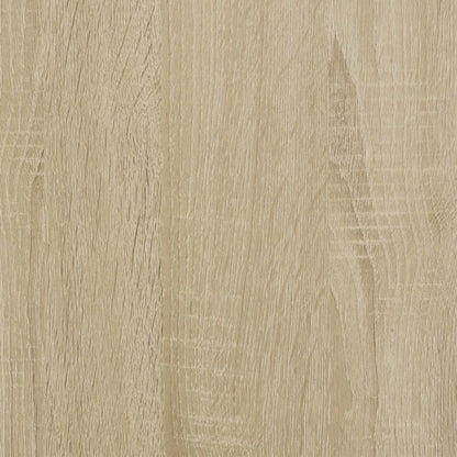 vidaXL Highboard with Glass Doors Sonoma Oak 35x37x120 cm