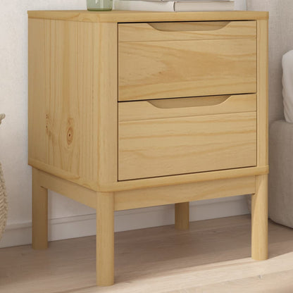 vidaXL Bedside Cabinet | Wax brown | Solid pine wood | Small | Bedside Cabinet