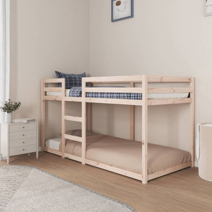 vidaXL Bunk Bed without Mattress 90x200 cm Solid Wood Pine