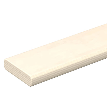 vidaXL Bed Slat 32 pcs Natural 90 x 6 x 1.3 cm Solid Pine Wood