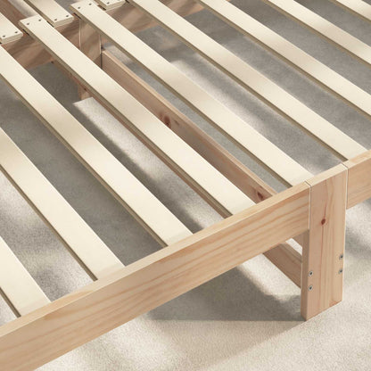 vidaXL Bed Slat 32 pcs Natural 90 x 6 x 1.3 cm Solid Pine Wood
