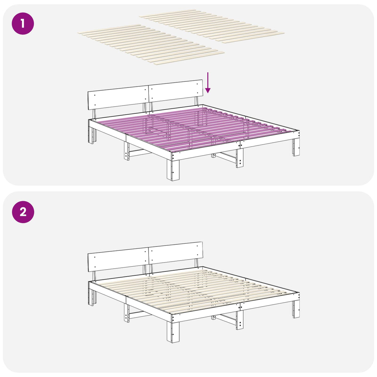 vidaXL Bed Slat 32 pcs Natural 90 x 6 x 1.3 cm Solid Pine Wood
