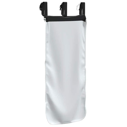 vidaXL Curtains for Loft Bed White and Black Polyester