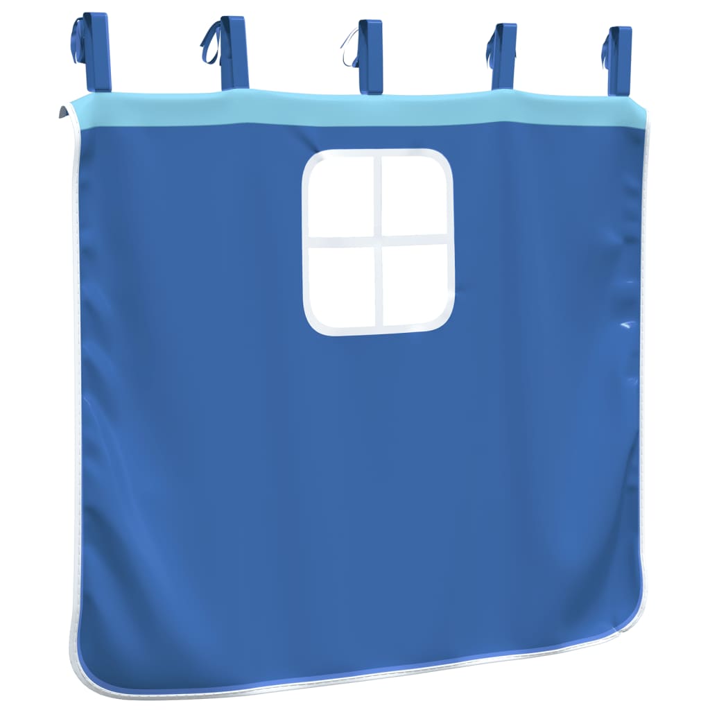vidaXL Curtains for Loft Bed Blue Polyester