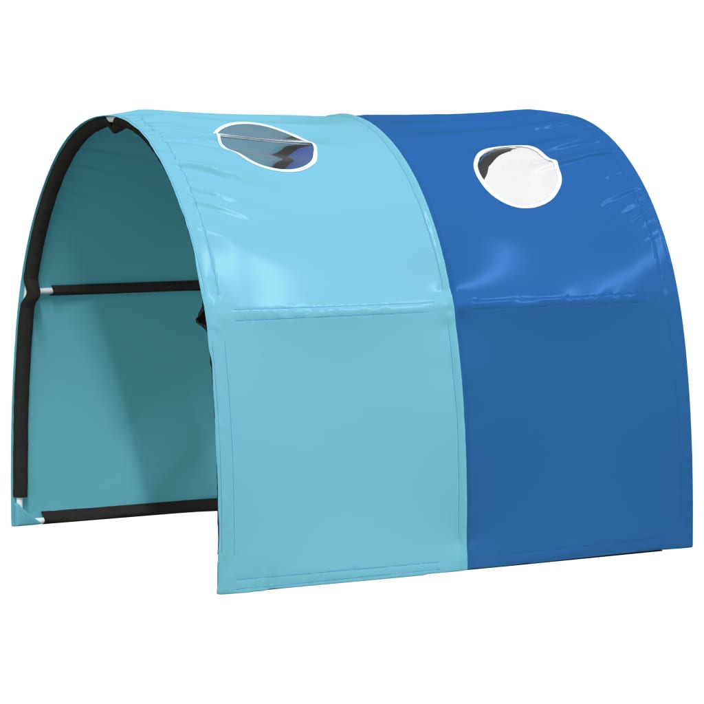 vidaXL Curtains for Loft Bed with Tunnel Blue Polyester