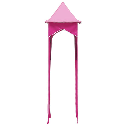 vidaXL Curtains for Loft Bed with Tunnel and Tower Pink