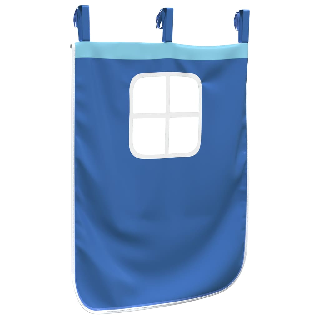 vidaXL Curtains for Loft Bed with Tower Blue Polyester