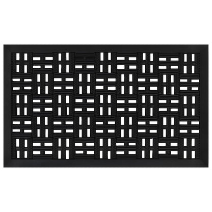 vidaXL Door Mat Rectangular 45x75 cm Rubber