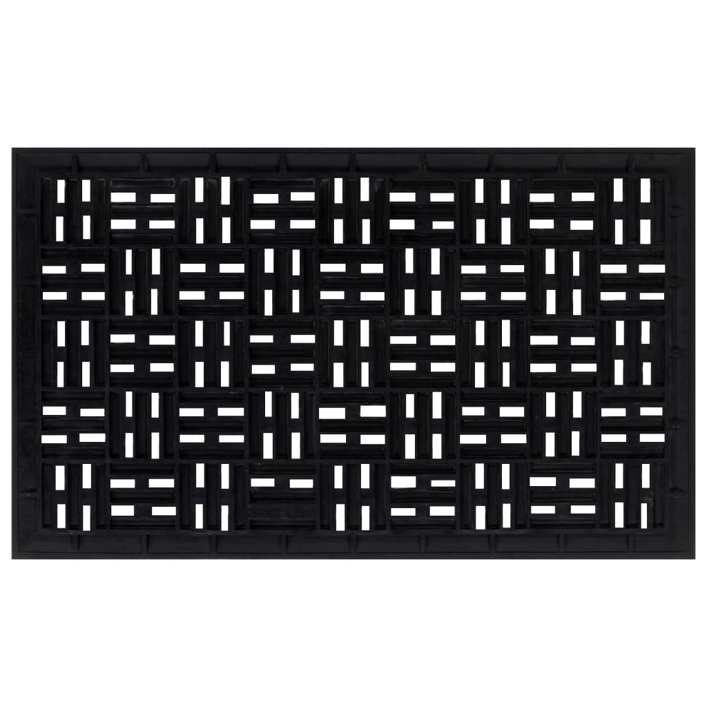 vidaXL Door Mat Rectangular 45x75 cm Rubber