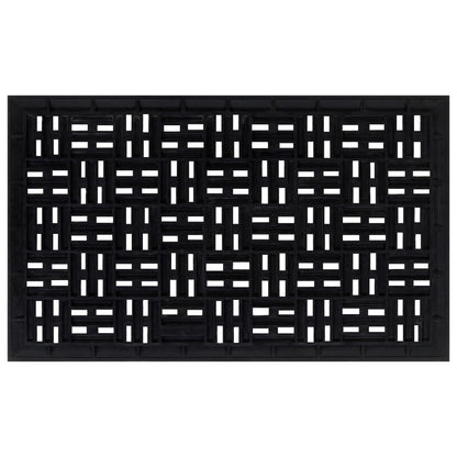 vidaXL Door Mat Rectangular 45x75 cm Rubber
