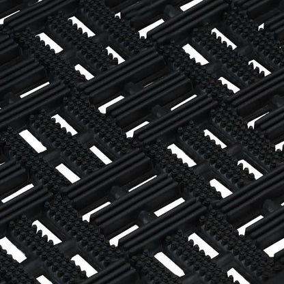 vidaXL Door Mat Rectangular 45x75 cm Rubber