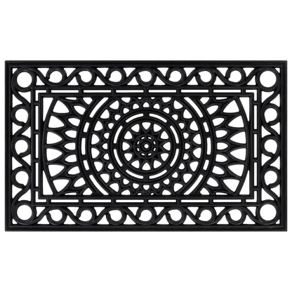 vidaXL Door Mat Rectangular 45x75 cm Rubber