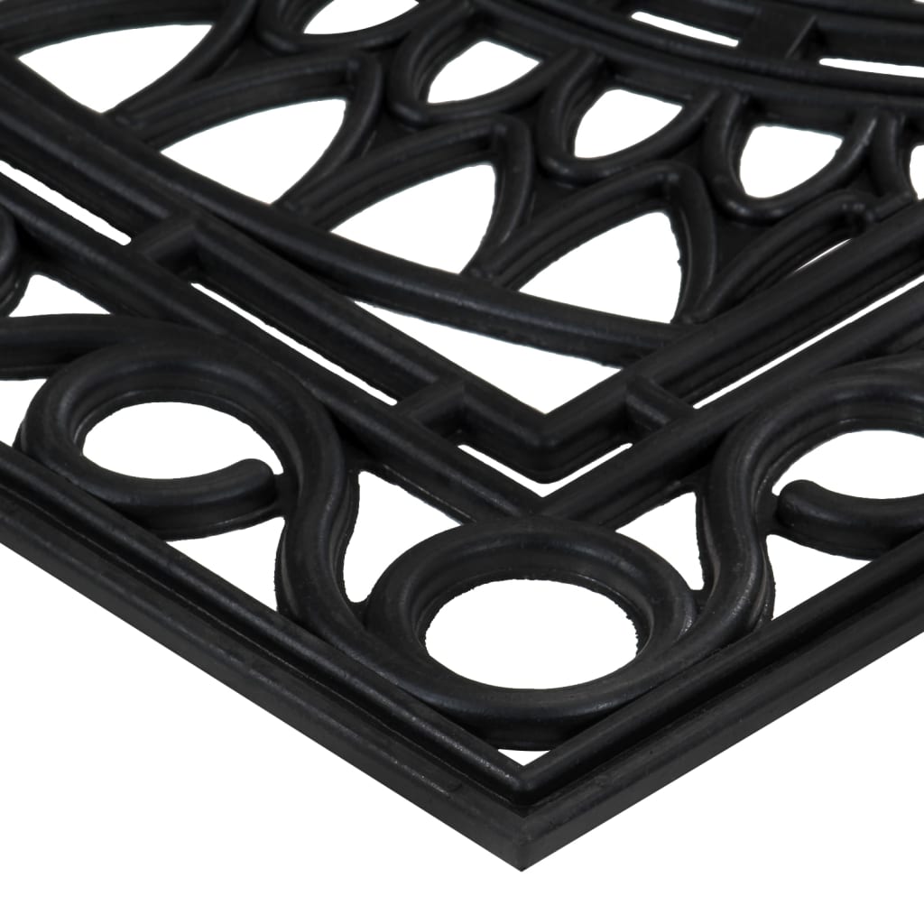 vidaXL Door Mat Rectangular 45x75 cm Rubber