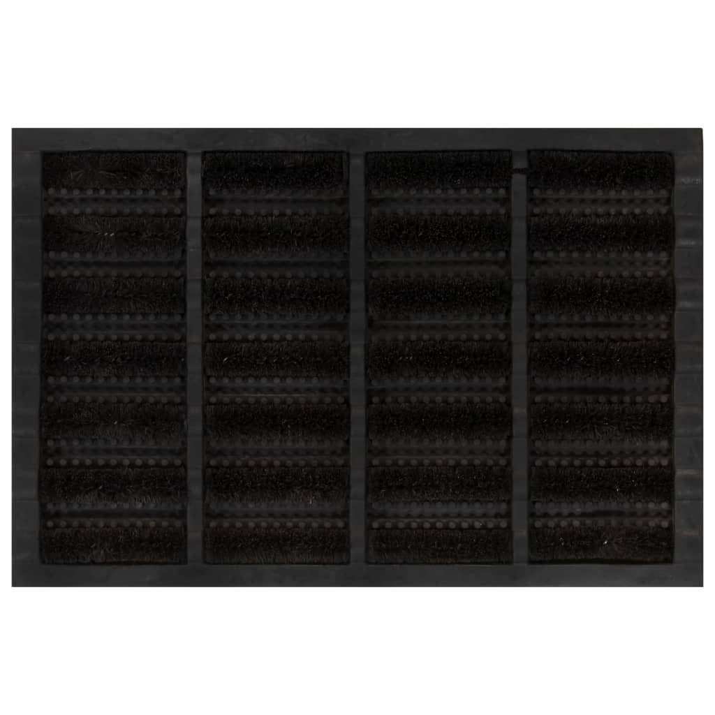 vidaXL Door Mat Rectangular 40x60 cm Rubber and Coir