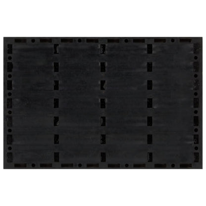 vidaXL Door Mat Rectangular 40x60 cm Rubber and Coir