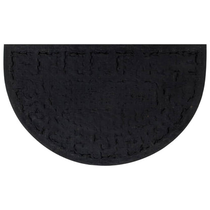 vidaXL Door Mat Half Round 45x75 cm Rubber and Coir