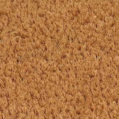 vidaXL Door Mat Natural 50x80 cm Tufted Coir