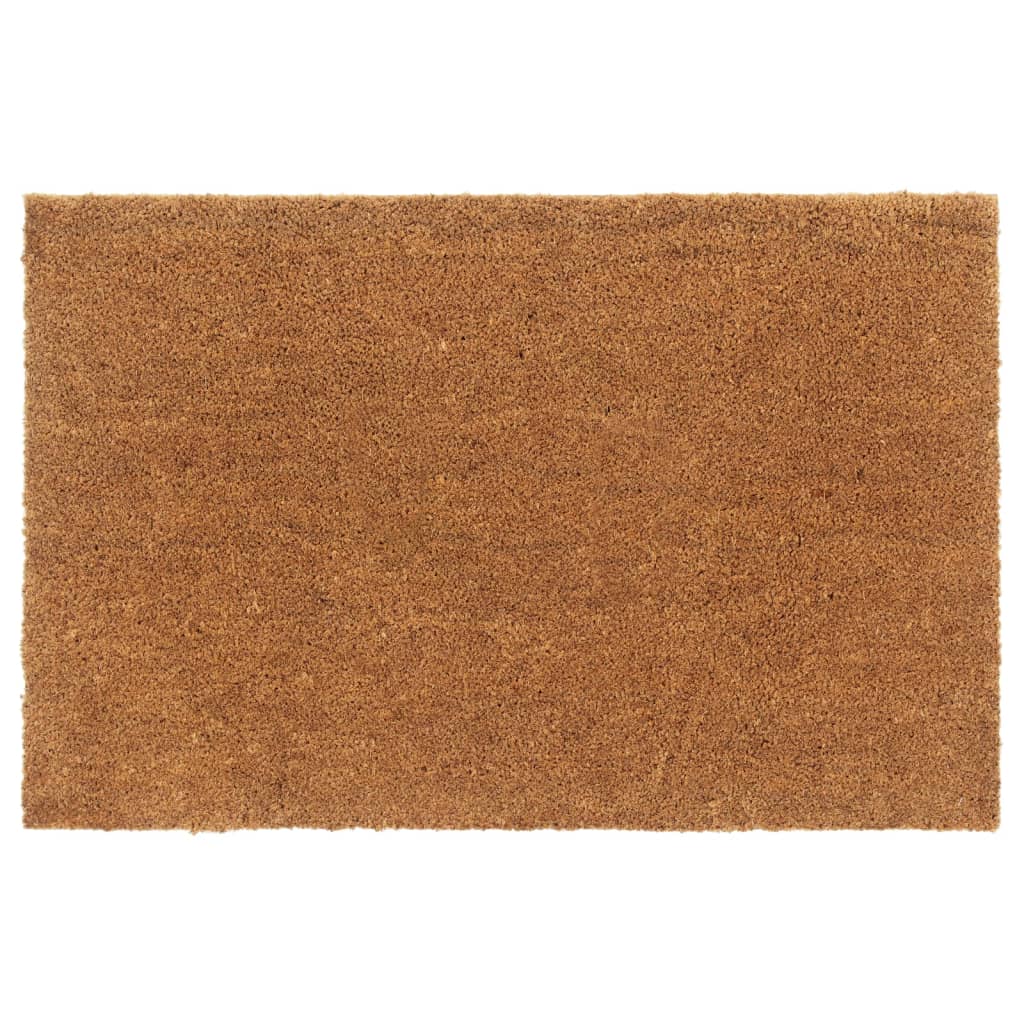 vidaXL Door Mat Natural 65x100 cm Tufted Coir