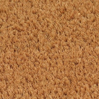 vidaXL Door Mat Natural 80x100 cm Tufted Coir