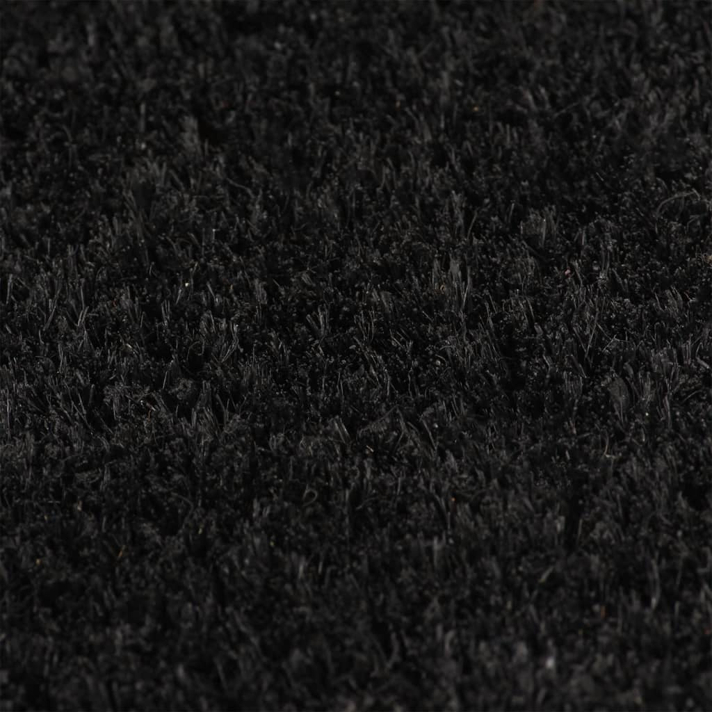 vidaXL Door Mat Black 40x60 cm Tufted Coir