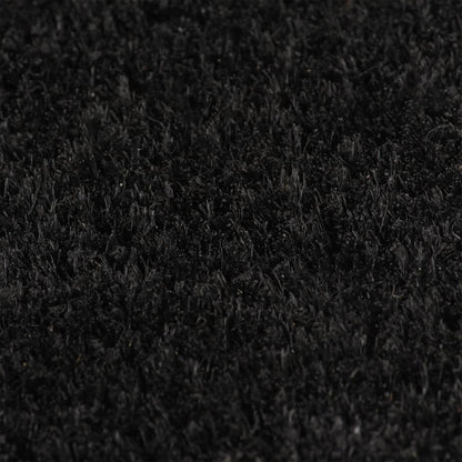 vidaXL Door Mat Black 40x60 cm Tufted Coir
