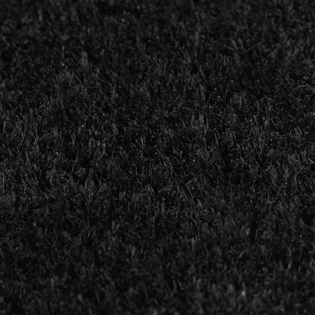 vidaXL Door Mat Black 40x60 cm Tufted Coir