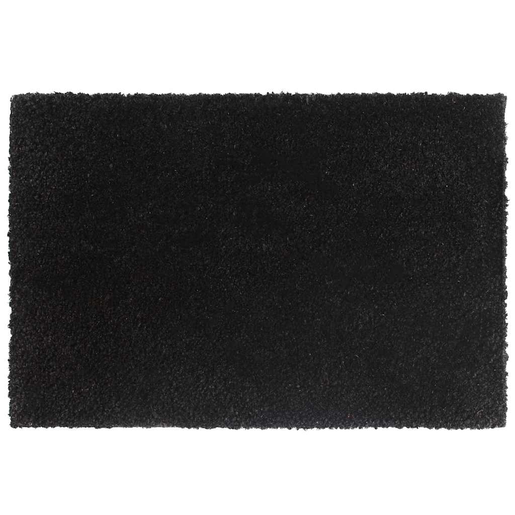 vidaXL Door Mats 2 pcs Black 40x60 cm Tufted Coir