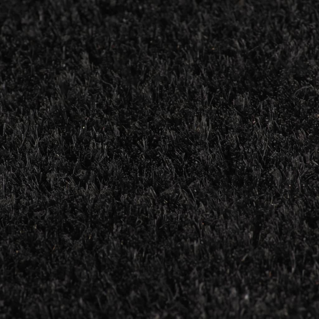 vidaXL Door Mats 2 pcs Black 40x60 cm Tufted Coir