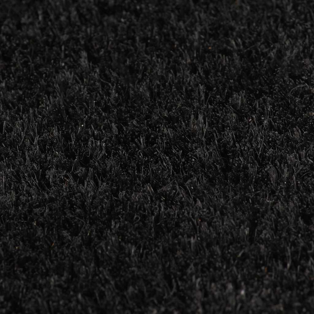 vidaXL Door Mats 2 pcs Black 40x60 cm Tufted Coir