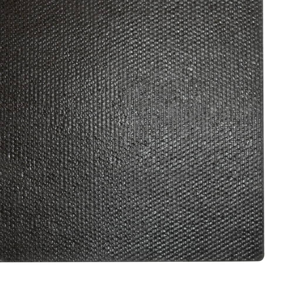 vidaXL Door Mats 2 pcs Black 40x60 cm Tufted Coir