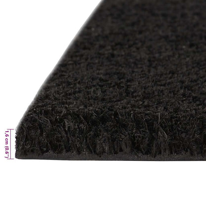 vidaXL Door Mats 2 pcs Black 40x60 cm Tufted Coir