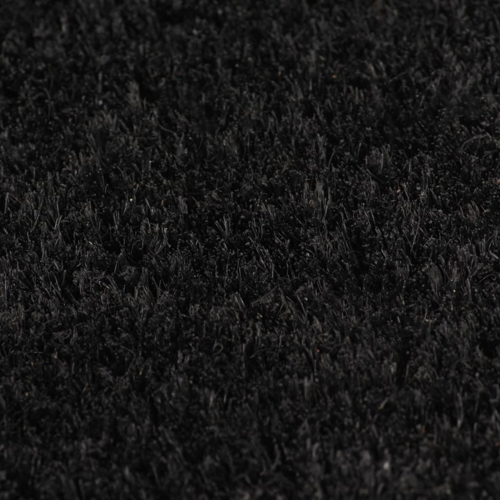 vidaXL Door Mats 5 pcs Black 40x60 cm Tufted Coir