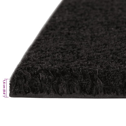vidaXL Door Mats 5 pcs Black 40x60 cm Tufted Coir