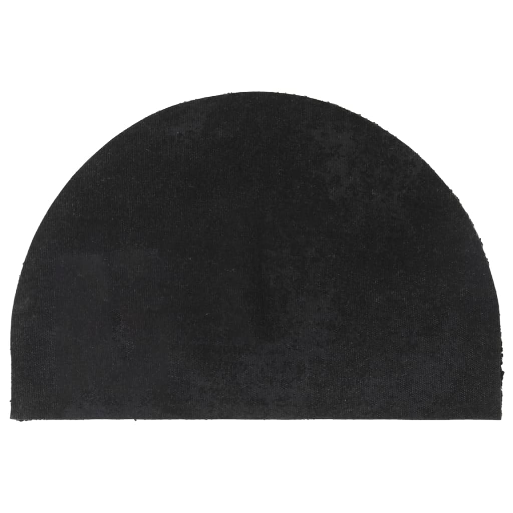 vidaXL Door Mat | Black | Coir | Small | Non-slip | Door Mat | Farmhouse