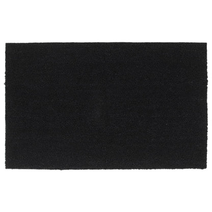 vidaXL Door Mat Black 50x80 cm Tufted Coir