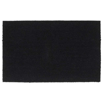 vidaXL Door Mat Black 50x80 cm Tufted Coir