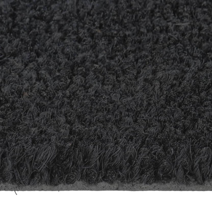 vidaXL Door Mat Black 50x80 cm Tufted Coir