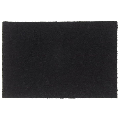 vidaXL Door Mat Black 60x90 cm Tufted Coir