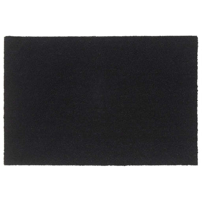 vidaXL Door Mat Black 60x90 cm Tufted Coir