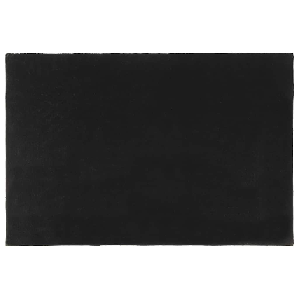 vidaXL Door Mat Black 60x90 cm Tufted Coir