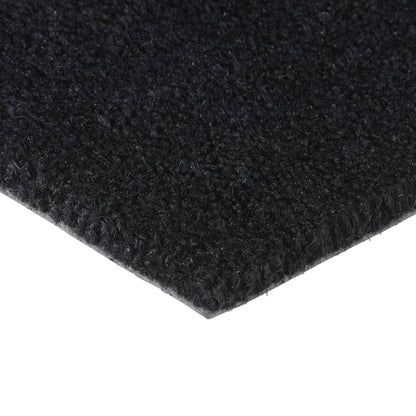 vidaXL Door Mat Black 60x90 cm Tufted Coir