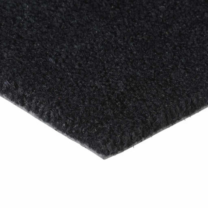 vidaXL Door Mat Black 60x90 cm Tufted Coir