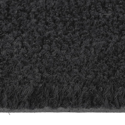 vidaXL Door Mat Black 60x90 cm Tufted Coir